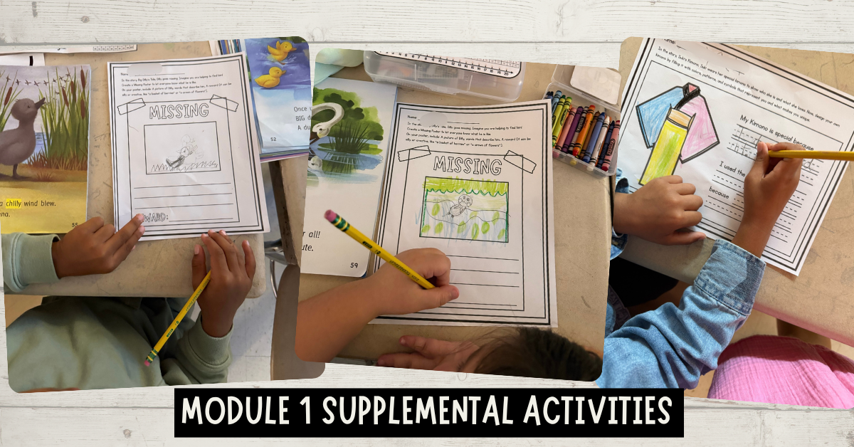 Bringing Excitement to HMH Into Reading Module 1 in First Grade