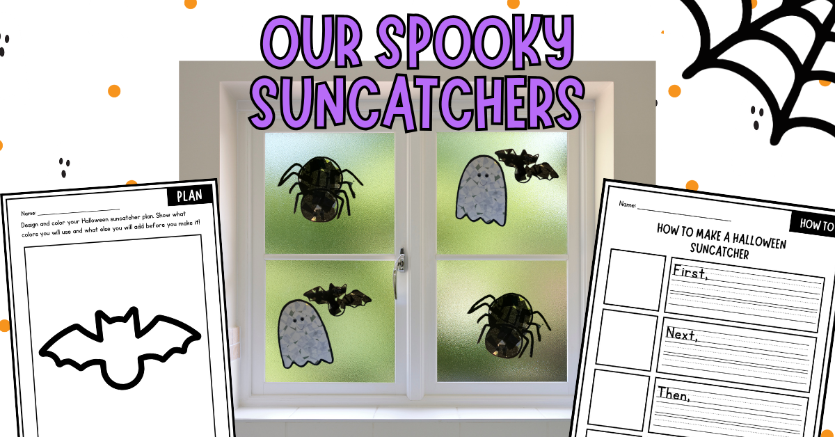 🎃 Halloween Suncatcher Craft & Writing Ideas for the Classroom (or Home!)